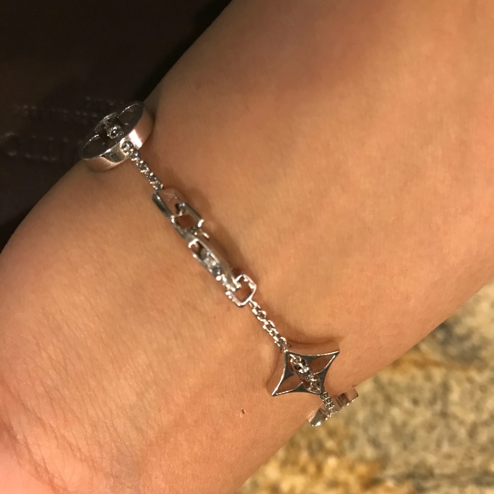 💯 Authentic Louis Vuitton 18k white gold bracelet - Picture 6 of 9
